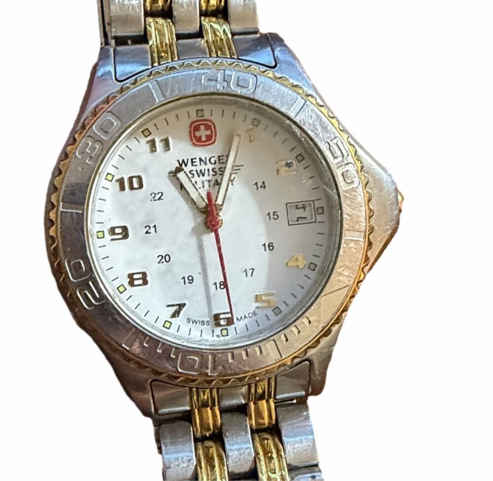 Wenger Swiss Military Men's Watch Two-Tone Stainless Steel Date Quartz